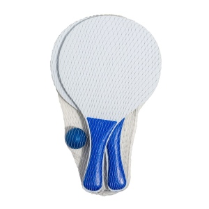 Set de raquettes de plage en MDF avec balle 6