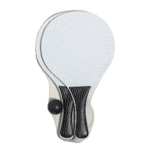 Set de raquettes de plage en MDF avec balle 10