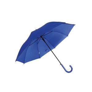 Parapluie automatique avec manche en métal et poignée crochet en plastique