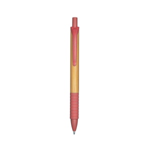 Stylo à déclic en bambou et en paille de blé 5