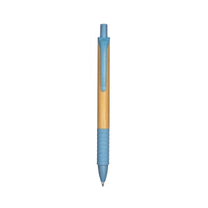 Stylo à déclic en bambou et en paille de blé 4