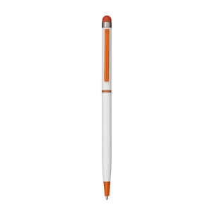 Stylo à bille en métal, avec touch screen en gomme, clip et pointe assorties. 3