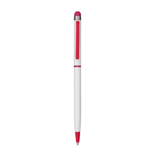 Stylo à bille en métal, avec touch screen en gomme, clip et pointe assorties. 5