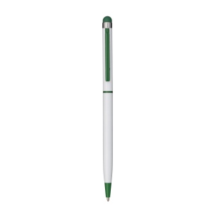 Stylo à bille en métal, avec touch screen en gomme, clip et pointe assorties. 4