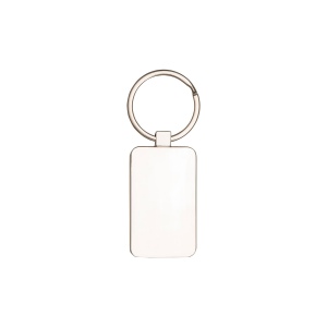 Porte-clés rectangulaire en métal et liège 5