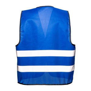 Gilet promotionnel en polyester avec bande réfléchissante et fermeture velcro 4