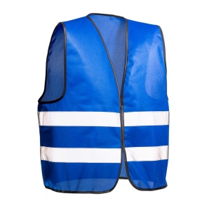 Gilet promotionnel en polyester avec bande réfléchissante et fermeture velcro 5