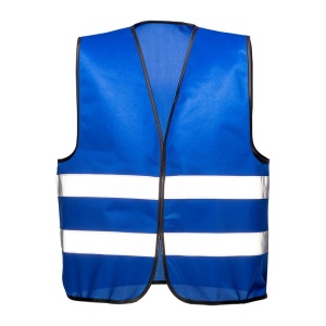 Gilet promotionnel en polyester avec bande réfléchissante et fermeture velcro 2