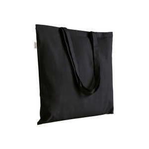 Tote bag en coton/polyester reyclé 180 g/m2, anses longues 8