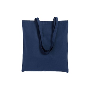 Tote bag en coton/poliéster recyclé180 g/m2, anses longues et soufflet 6