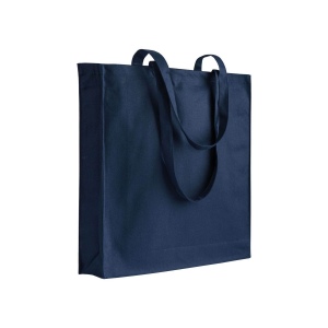 Tote bag en coton/poliéster recyclé180 g/m2, anses longues et soufflet 2