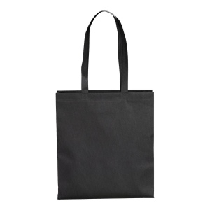 Tote bag thermosoudé en R-pet  80 g/ m2 avec soufflet 16