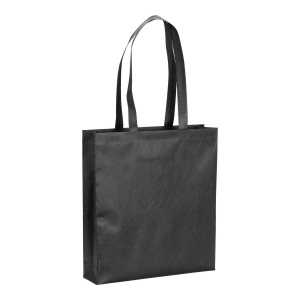 Tote bag thermosoudé en R-pet  80 g/ m2 avec soufflet 17