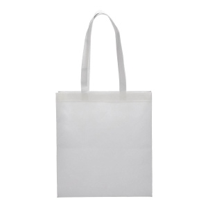 Tote bag thermosoudé en R-pet  80 g/ m2 avec soufflet 19