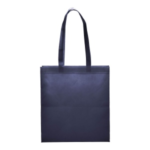 Tote bag thermosoudé en R-pet  80 g/ m2 avec soufflet 10