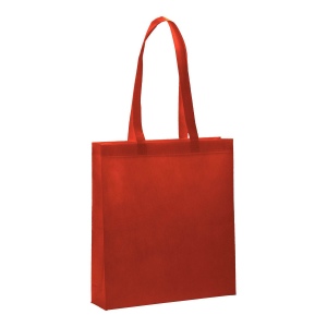 Tote bag thermosoudé en R-pet  80 g/ m2 avec soufflet 14