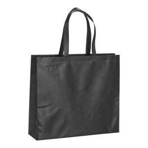Tote bag thermosoudé en R-pet  80 g/ m2 avec soufflet 17