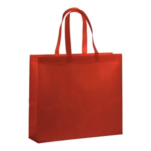 Tote bag thermosoudé en R-pet  80 g/ m2 avec soufflet 14