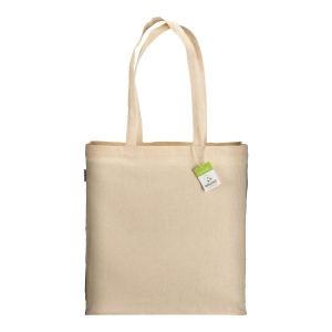 Tote bag en coton biologique 220 g/m2, avec anses longues et soufflet 3