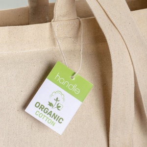 Tote bag en coton biologique 220 g/m2, avec anses longues et soufflet 5