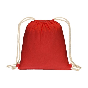 Sac à dos en coton 180 g/m2 avec fermeture à cordons 7