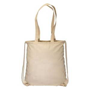 Sac à dos en coton 135g/m2 avec fermeture à cordons et anses 3