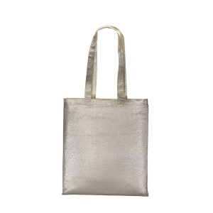 Tote bag en polycoton brillant 90 g/m2, anses longues 3