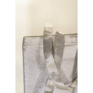 Tote bag en polycoton brillant 90 g/m2, anses longues 4