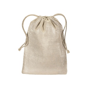Pochon en polycoton brillant 90 g/m2 avec fermeture à cordons 3