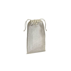 Pochon en polycoton brillant 90 g/m2 avec fermeture à cordons