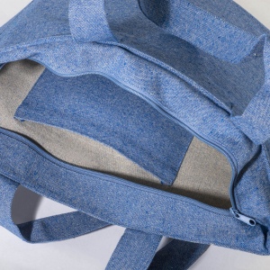 Tote bag en coton recyclé avec soufflet, 280 g/m2 14