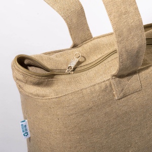 Tote bag en coton recyclé avec soufflet, 280 g/m2 7
