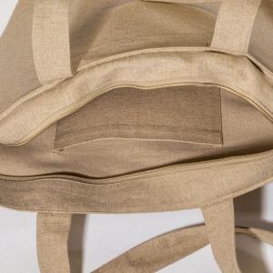 Tote bag en coton recyclé avec soufflet, 280 g/m2 8