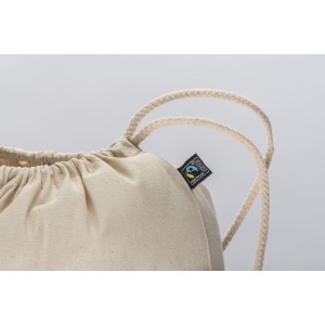 Sac à dos en coton FAIRTRADE ® 140 g/m2 avec fermeture à cordons 5