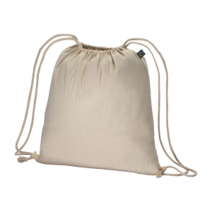 Sac à dos en coton FAIRTRADE ® 140 g/m2 avec fermeture à cordons 2