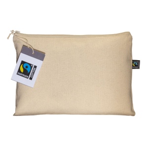 Beauty case en coton FAIRTRADE ® 180 g/m2 avec fermeture éclair 3