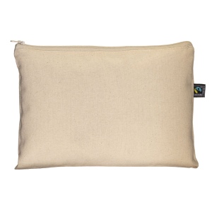 Beauty case en coton FAIRTRADE ® 180 g/m2 avec fermeture éclair 4