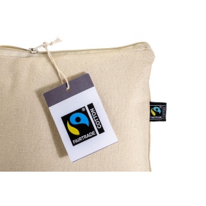 Beauty case en coton FAIRTRADE ® 180 g/m2 avec fermeture éclair 6