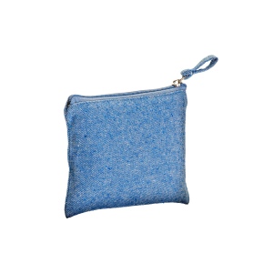 Beauty case/ porte-monnaie en coton recyclé 280 g/m2, avec fermeture éclair 3
