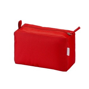 Beauty case en polyester recyclé R-PET avec fermeture éclair 4