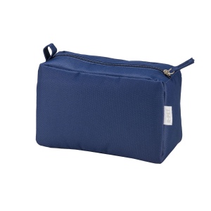 Beauty case en polyester recyclé R-PET avec fermeture éclair 3