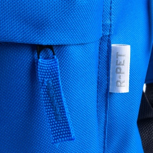 Sac à dos en polyester recyclé R-PET avec poche externe avec fermeture éclair 8