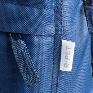 Sac à dos en polyester recyclé R-PET avec poche externe avec fermeture éclair 11