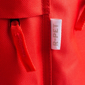 Sac à dos en polyester recyclé R-PET avec poche externe avec fermeture éclair 14