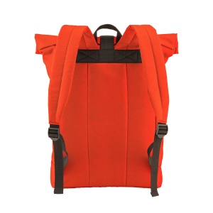 Sac à dos Roll porte pc (17") en polyester recyclé R-PET avec poche extérieure zippée 15