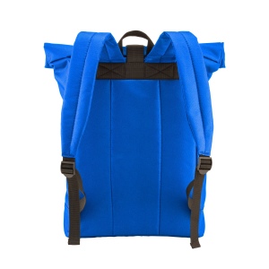 Sac à dos Roll porte pc (17") en polyester recyclé R-PET avec poche extérieure zippée 7