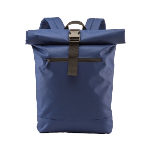 Sac à dos Roll porte pc (17") en polyester recyclé R-PET avec poche extérieure zippée 10