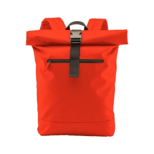 Sac à dos Roll porte pc (17") en polyester recyclé R-PET avec poche extérieure zippée 14