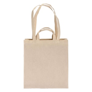 Tote bag avec soufflet en coton 220 g/m2, avec double anse 3