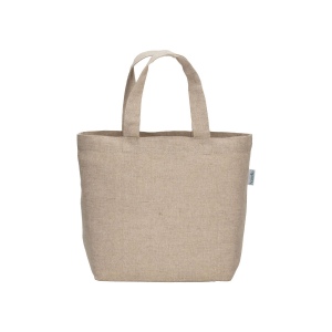 Tote bag en coton recyclé 150 g/m2 avec anses courtes 3